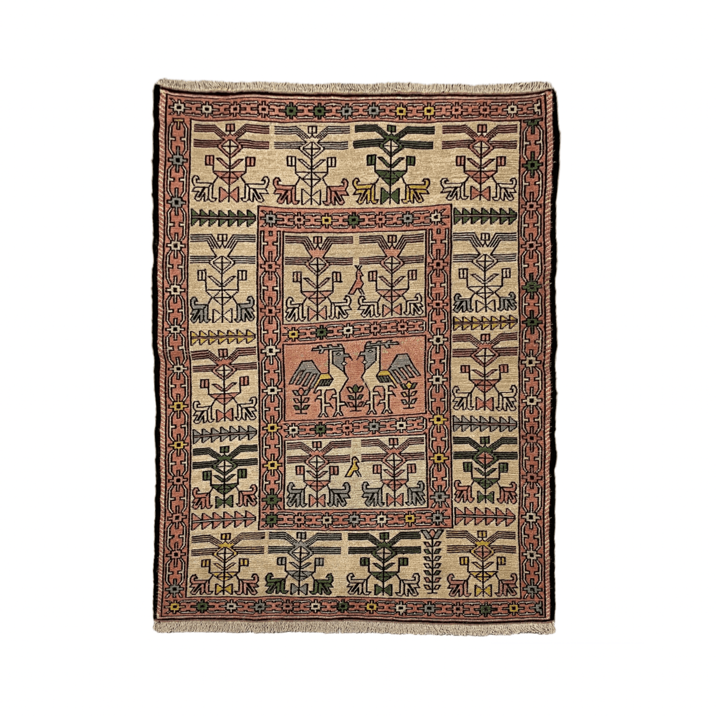 Silk Soumak Rug - Kilim Art Gallery