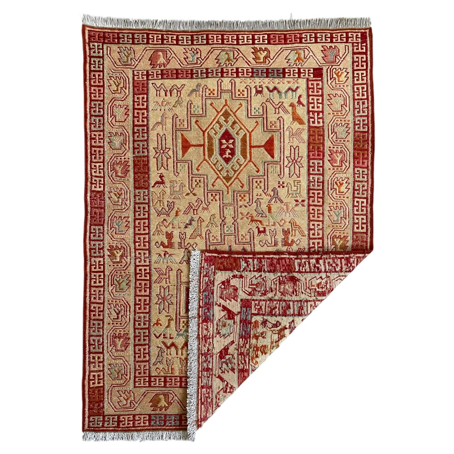 Silk Soumak Rug - Kilim Art Gallery
