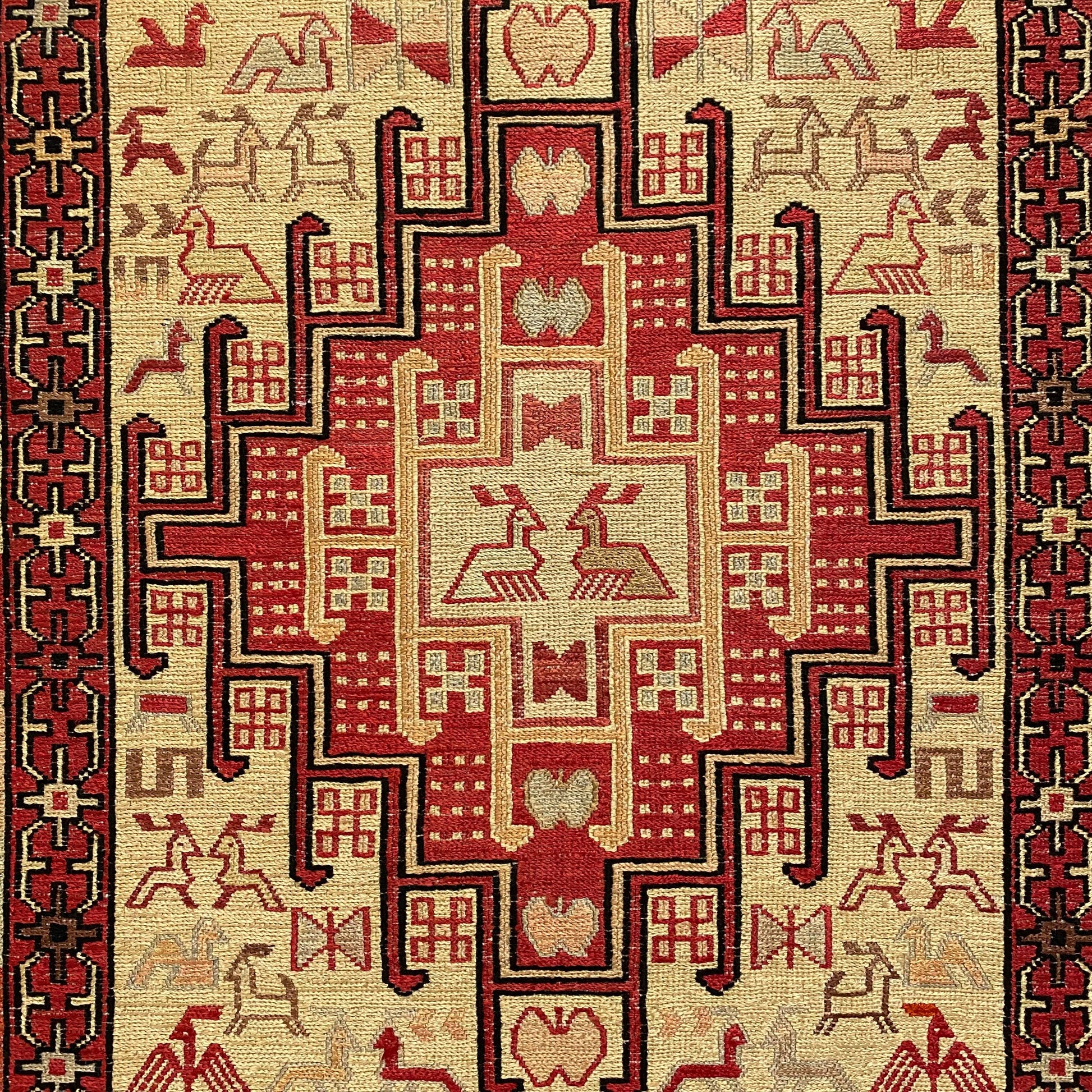 Silk Soumak Runner Rug - Kilim Art Gallery