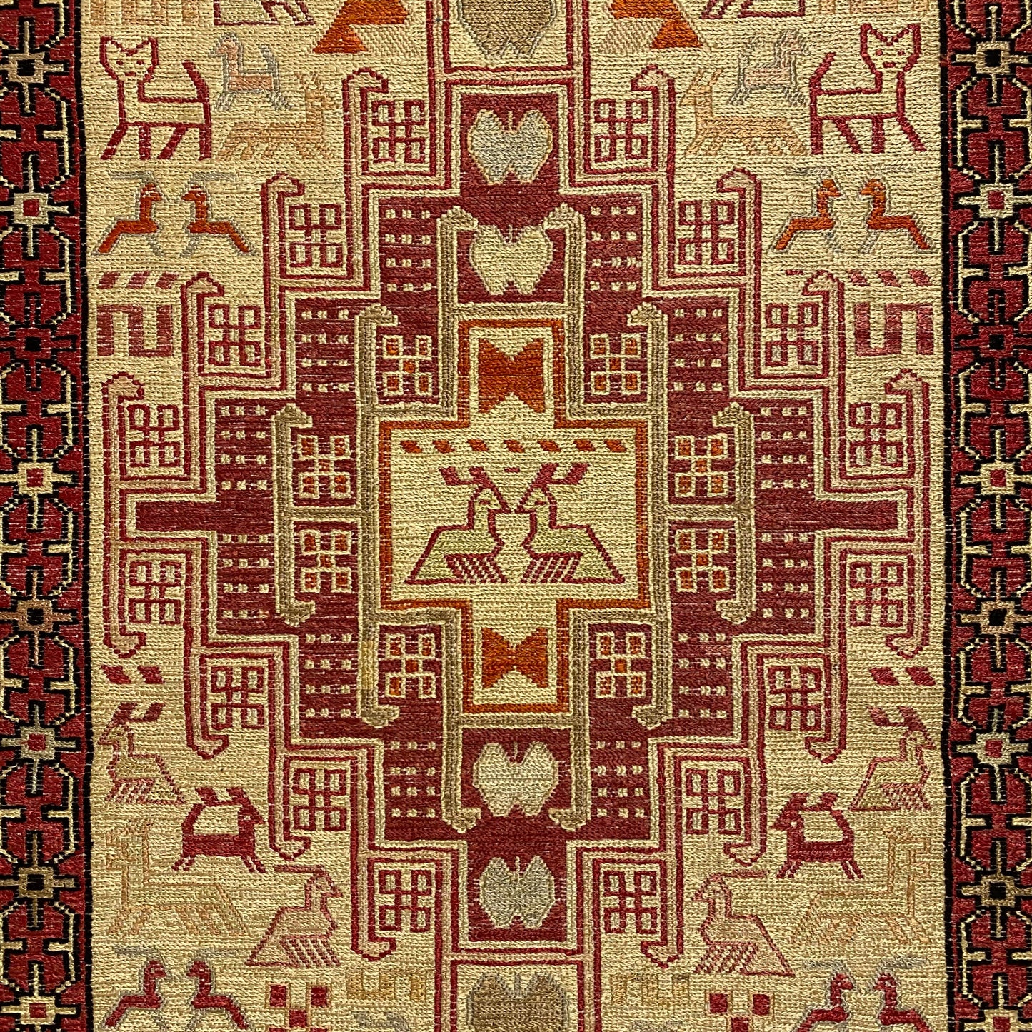 Silk Soumak Runner Rug - Kilim Art Gallery