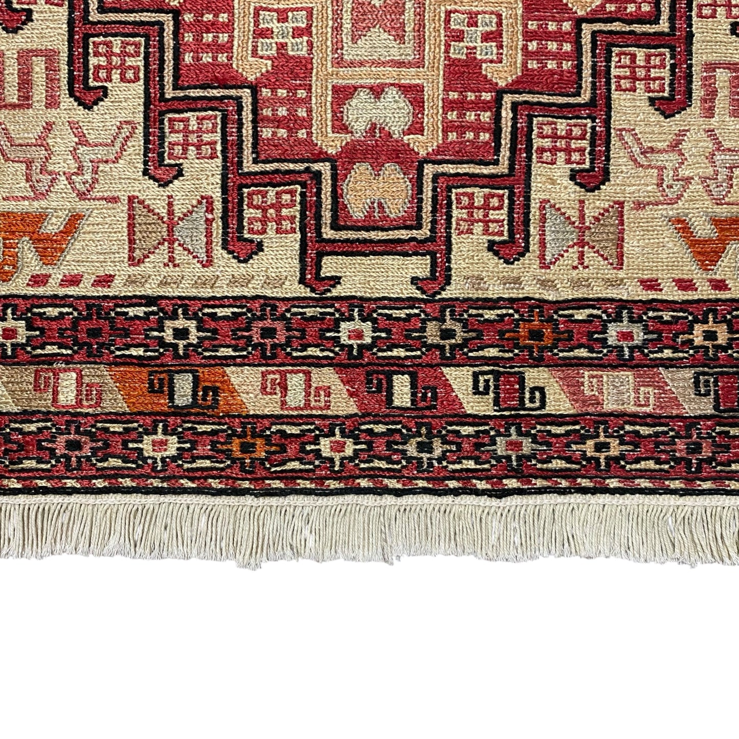 Silk Soumak Runner Rug - Kilim Art Gallery