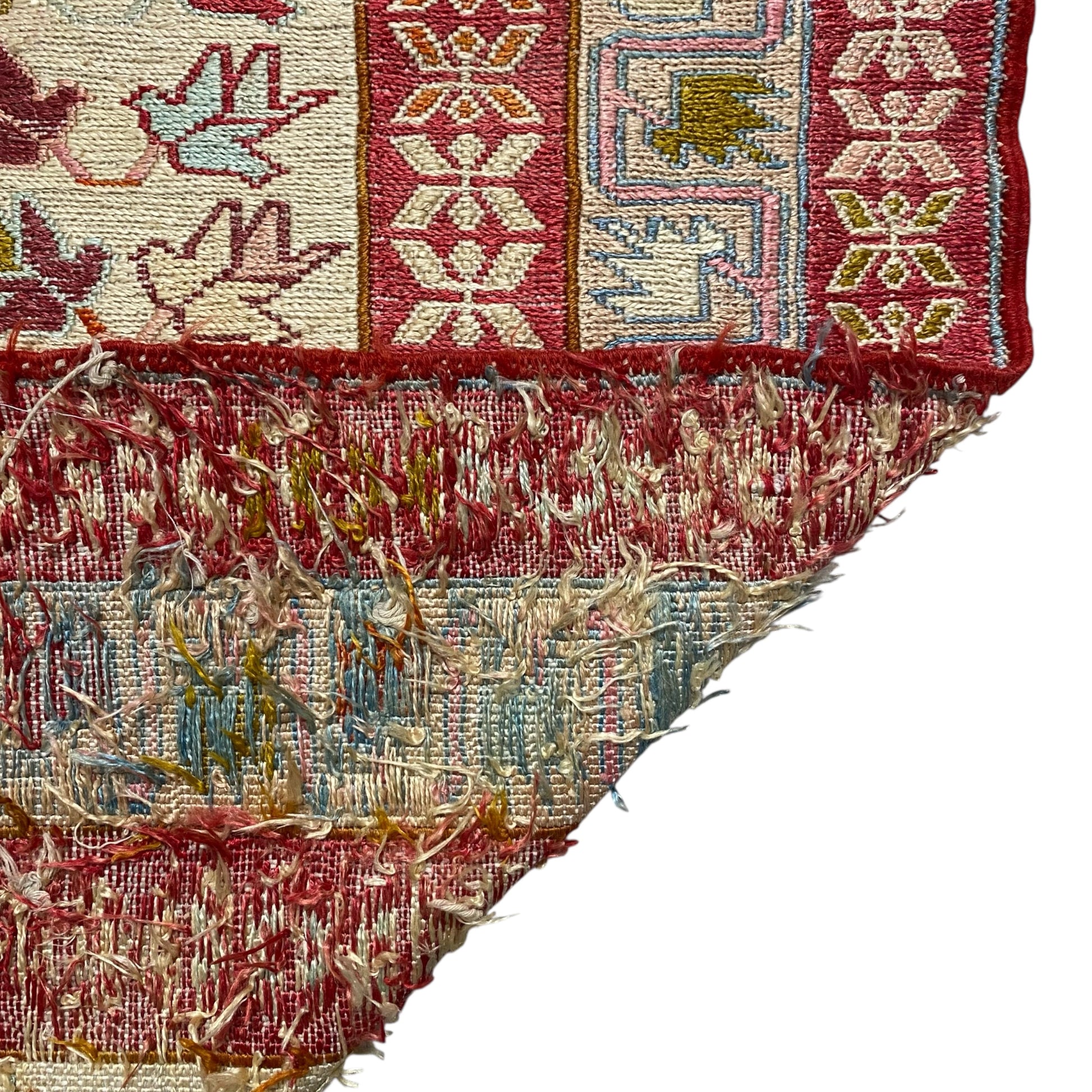 Silk Sumak Rug Wall Hanging ( b ) - Kilim Art Gallery