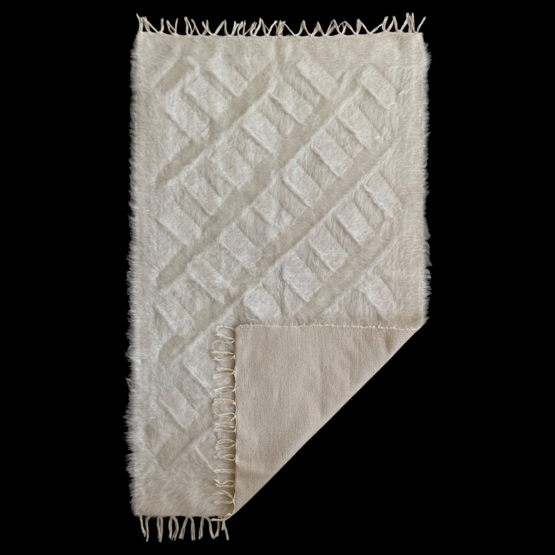 Simple Plain Turkish Siirt Blanket Kilim Rug - Kilim Art Gallery