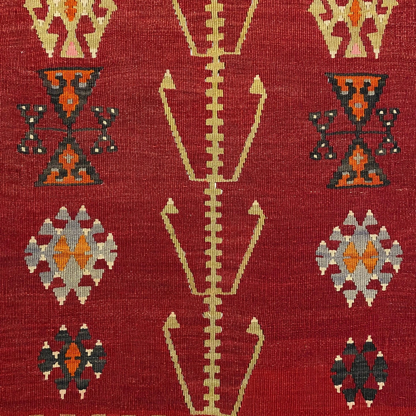 Sivas Zara Prayer Kilim Rug by Kilim Art Gallery - Kilim Art Gallery