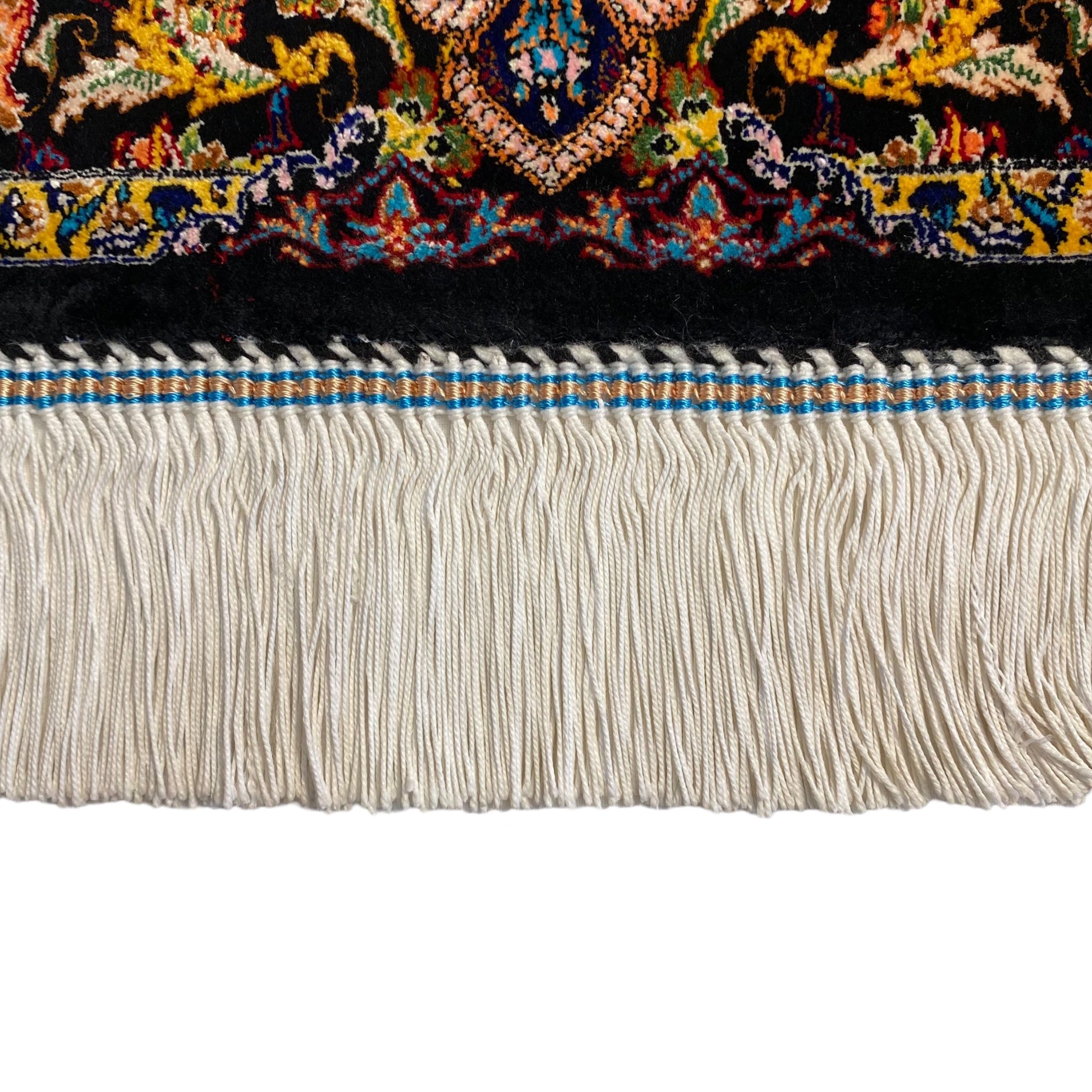 Small Bamboo Silk Carpet Rug - Kilim Art Gallery