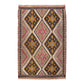 Small Bohemian Pink Cicim Kelim Rug - Kilim Art Gallery