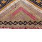Small Bohemian Pink Cicim Kelim Rug - Kilim Art Gallery