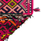 Small Boho Pink Cicim Kilim Rug - Kilim Art Gallery