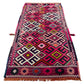 Small Boho Pink Cicim Kilim Rug - Kilim Art Gallery