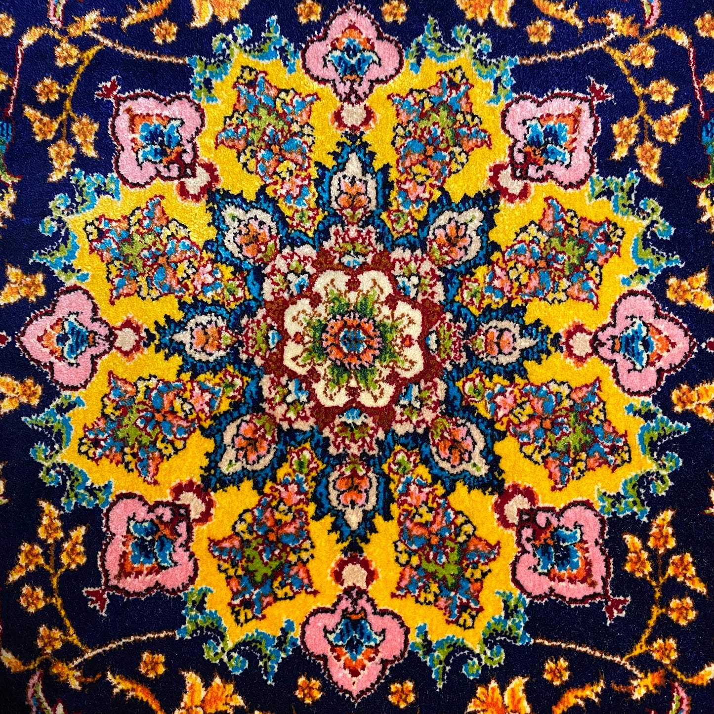 Small Modal Silk Carpet Rug - Kilim Art Gallery