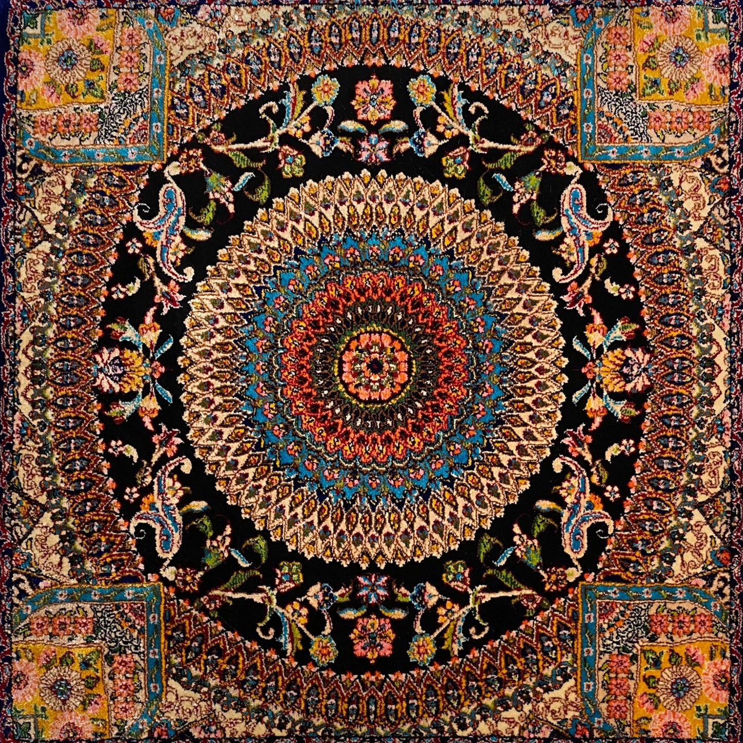 Small Silk Wall Hanging Rug - Kilim Art Gallery