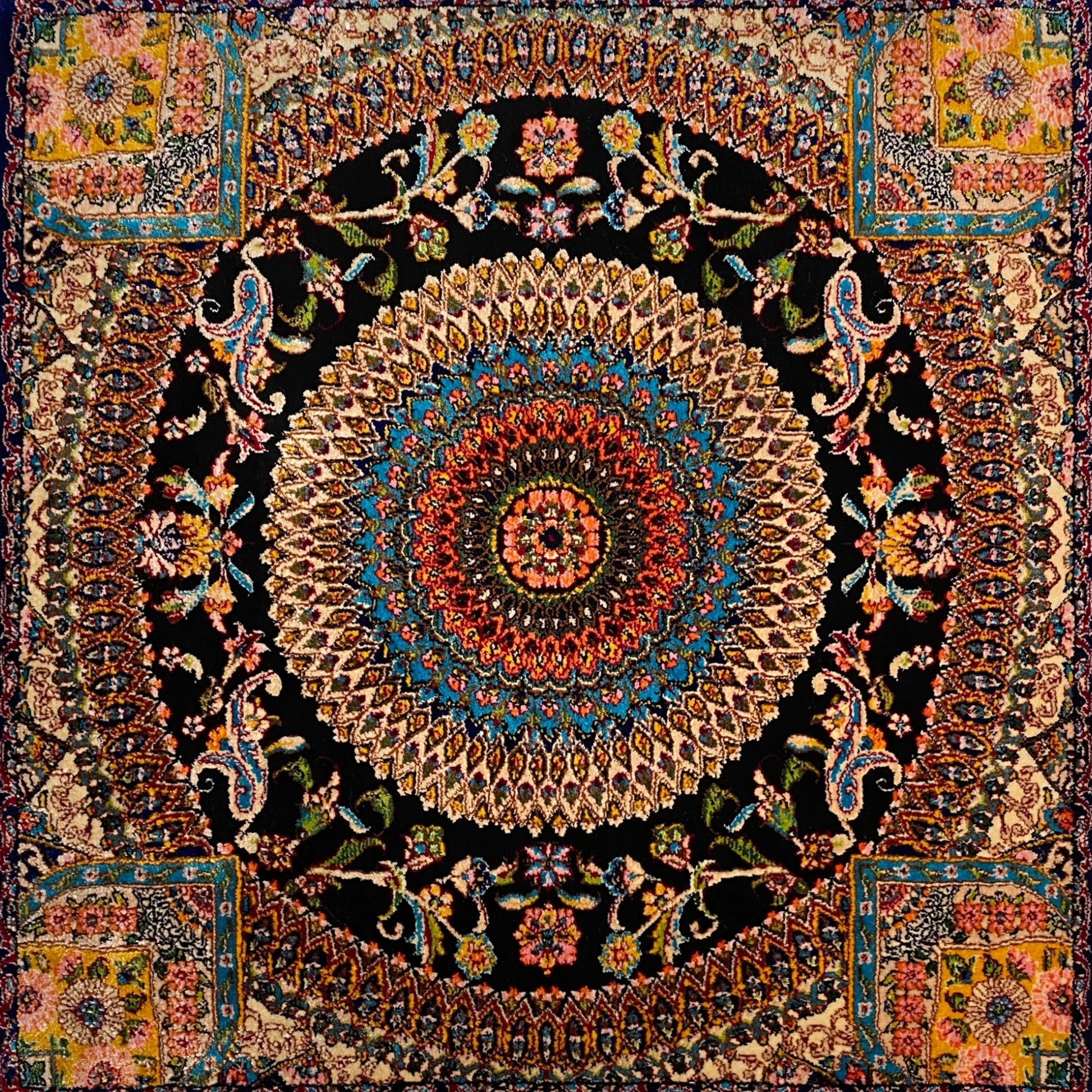 Small Silk Wall Hanging Rug - Kilim Art Gallery