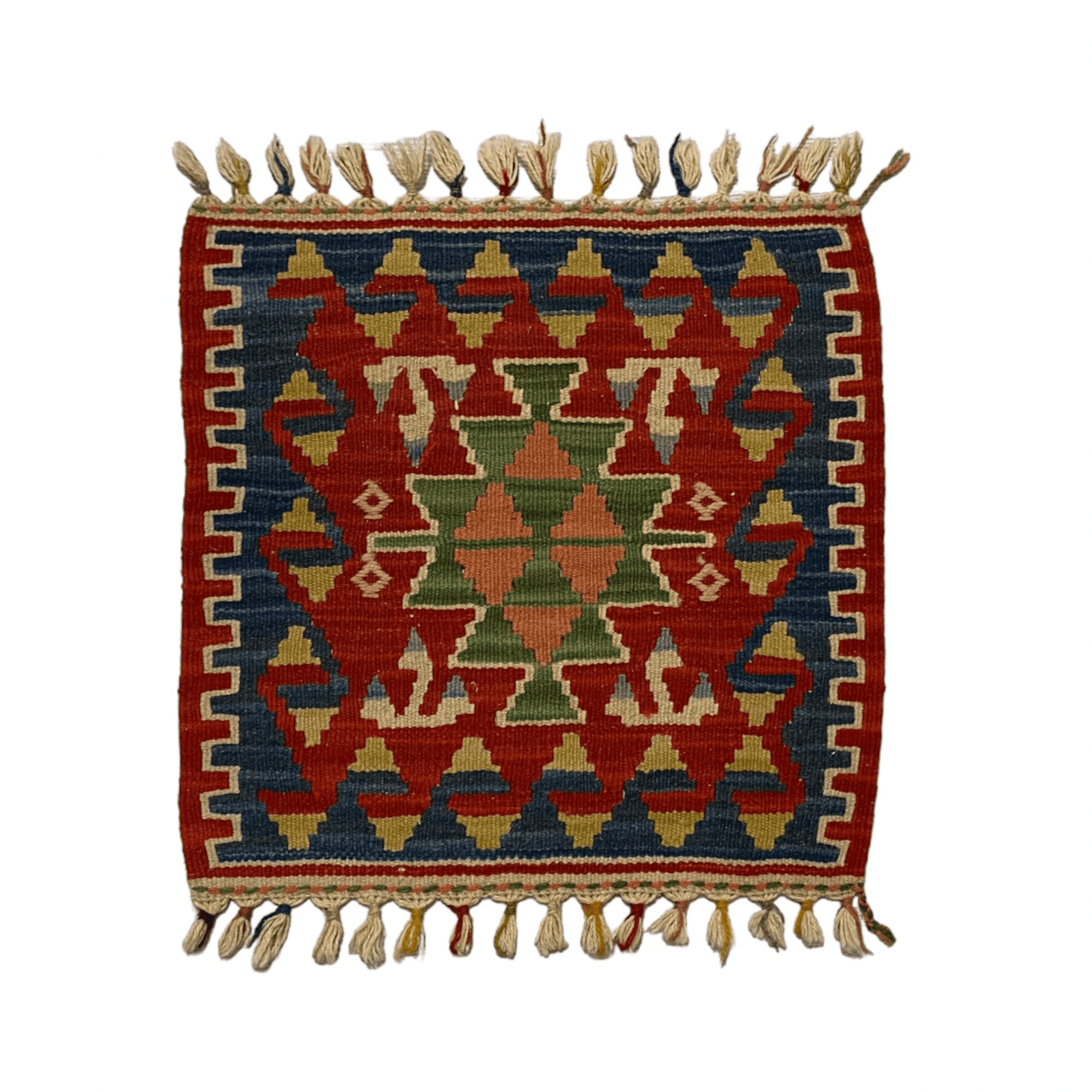 Small Square Turkish Kilim - Kilim Art Gallery
