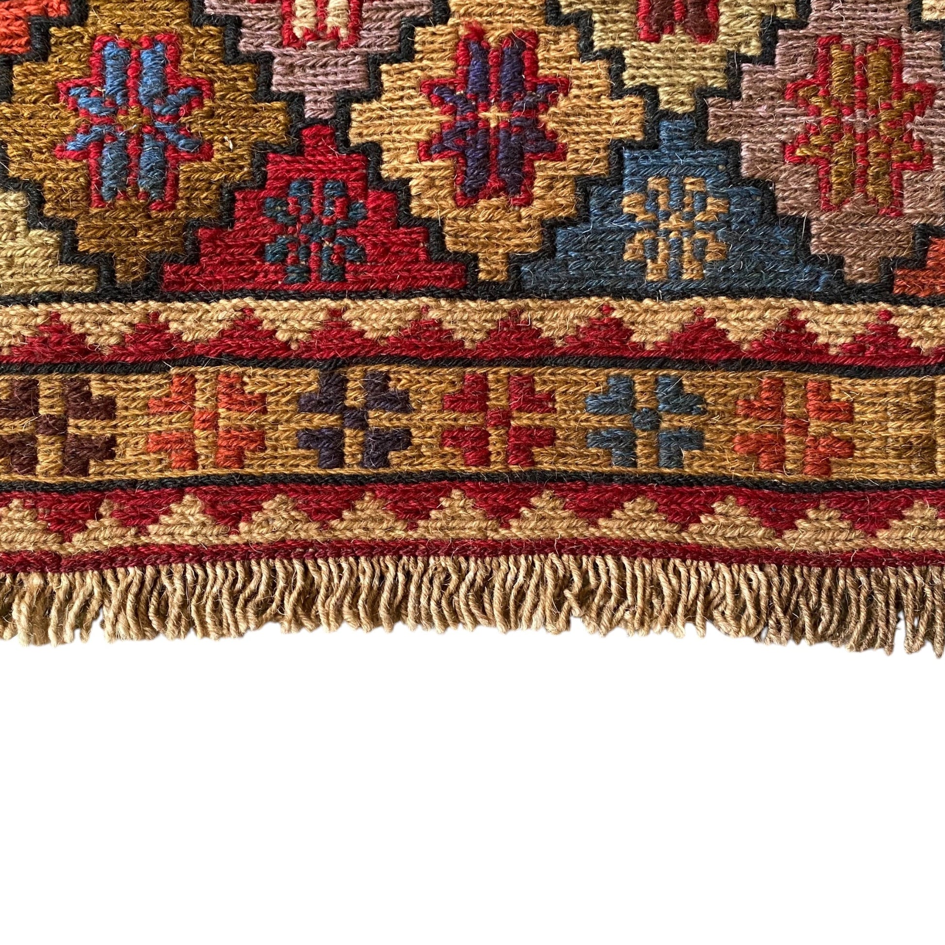 Small Tribal Caucasian Soumak Rug - Kilim Art Gallery