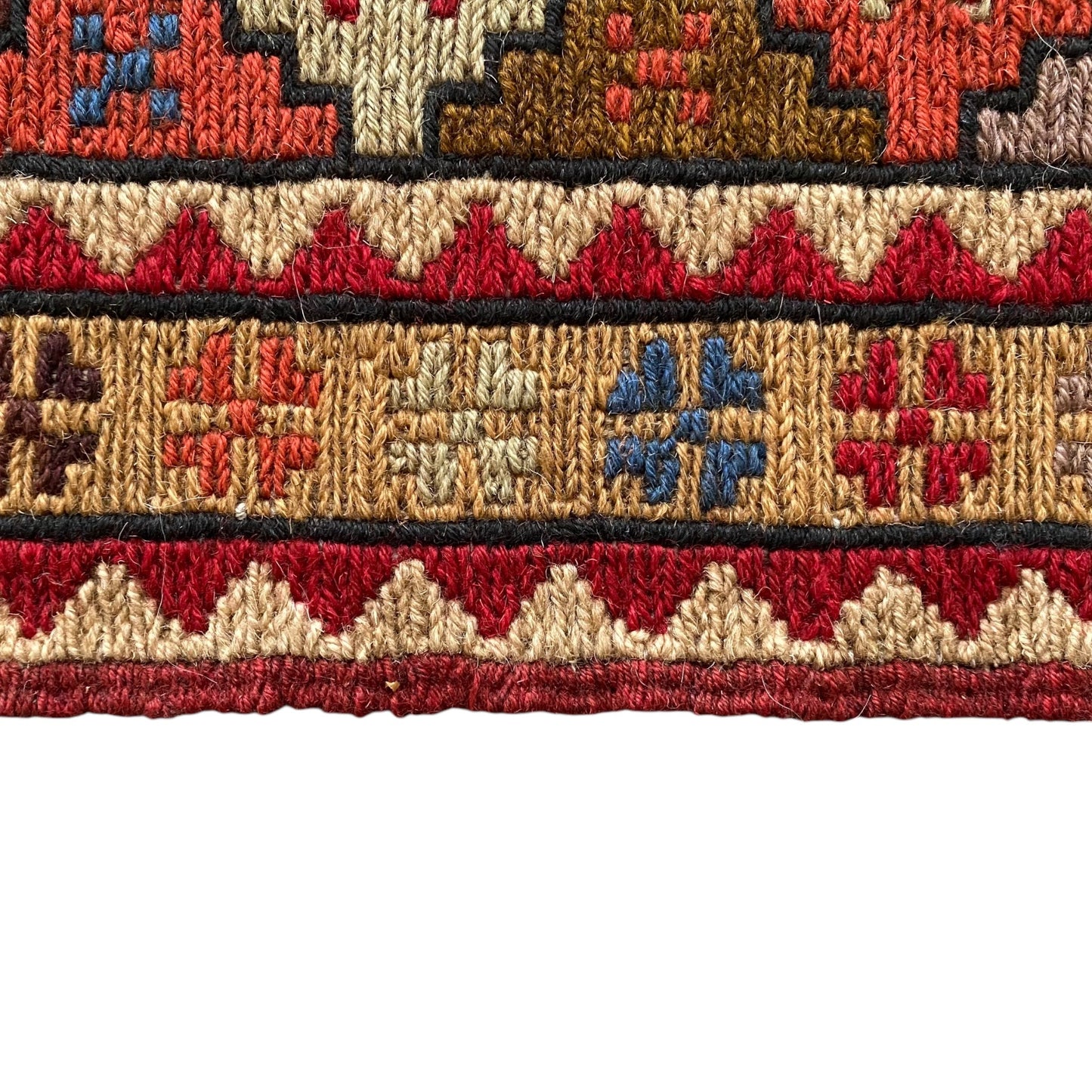 Small Tribal Caucasian Soumak Rug - Kilim Art Gallery