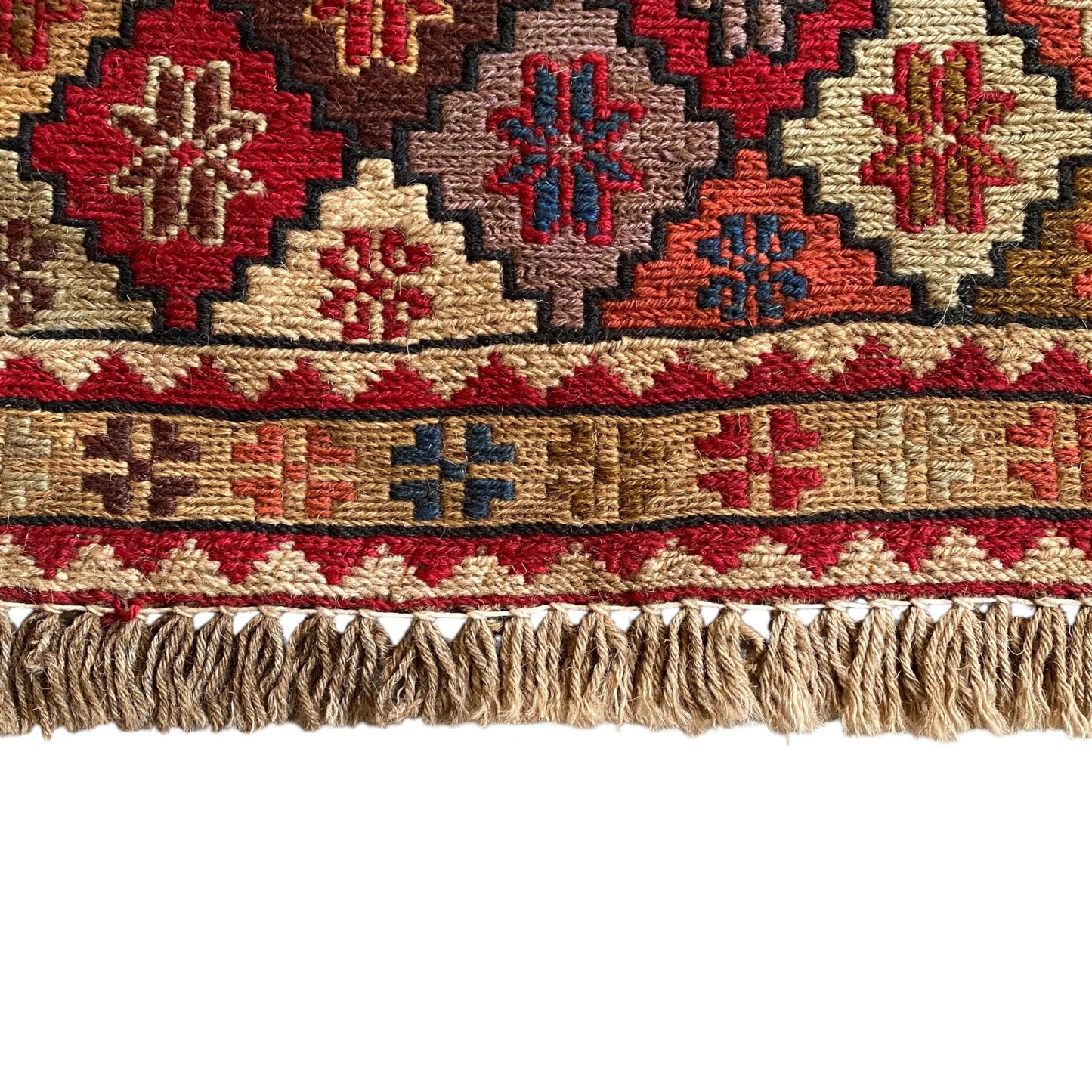 Small Tribal Caucasian Soumak Rug - Kilim Art Gallery
