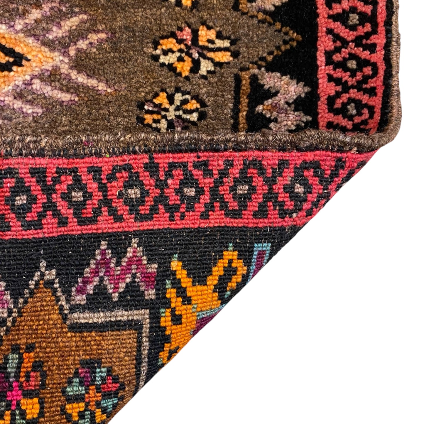 Small Tribal Kars Yastik Rug - Kilim Art Gallery