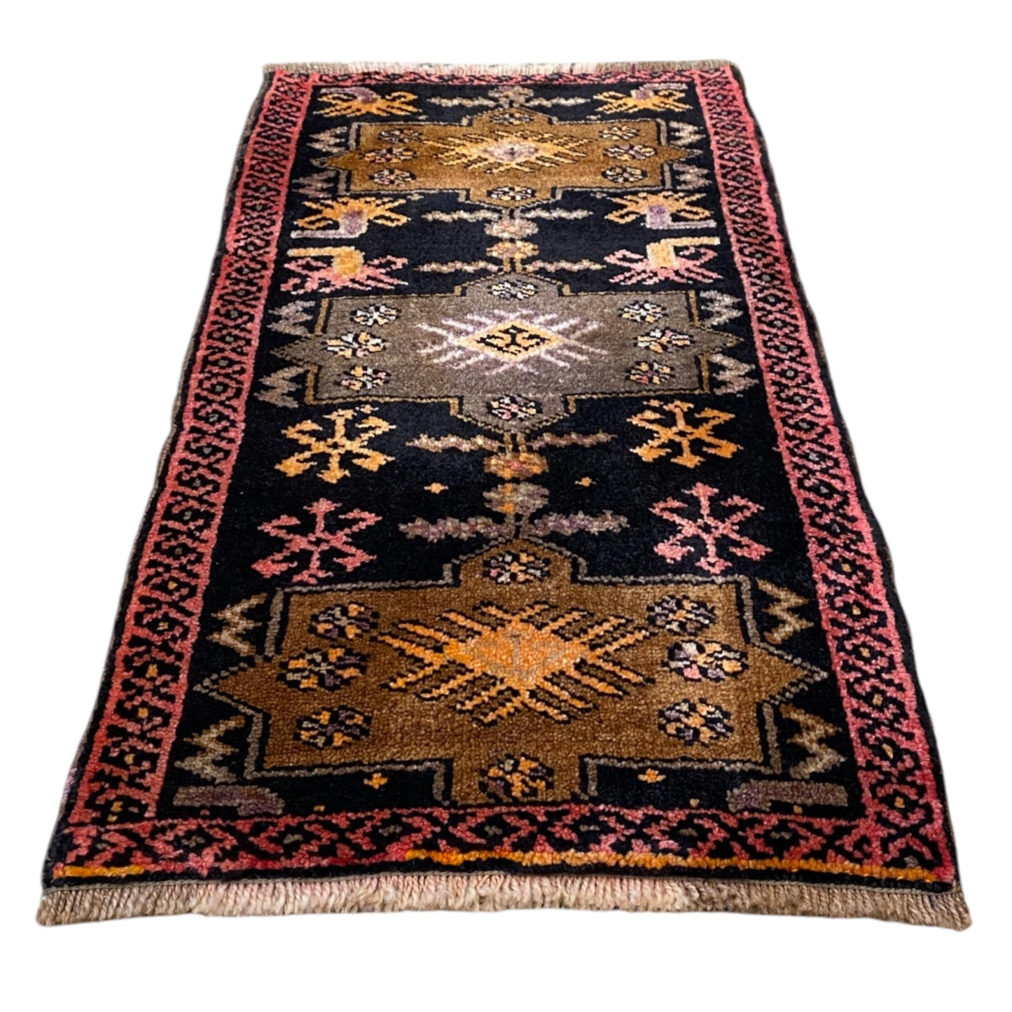 Small Tribal Kars Yastik Rug - Kilim Art Gallery