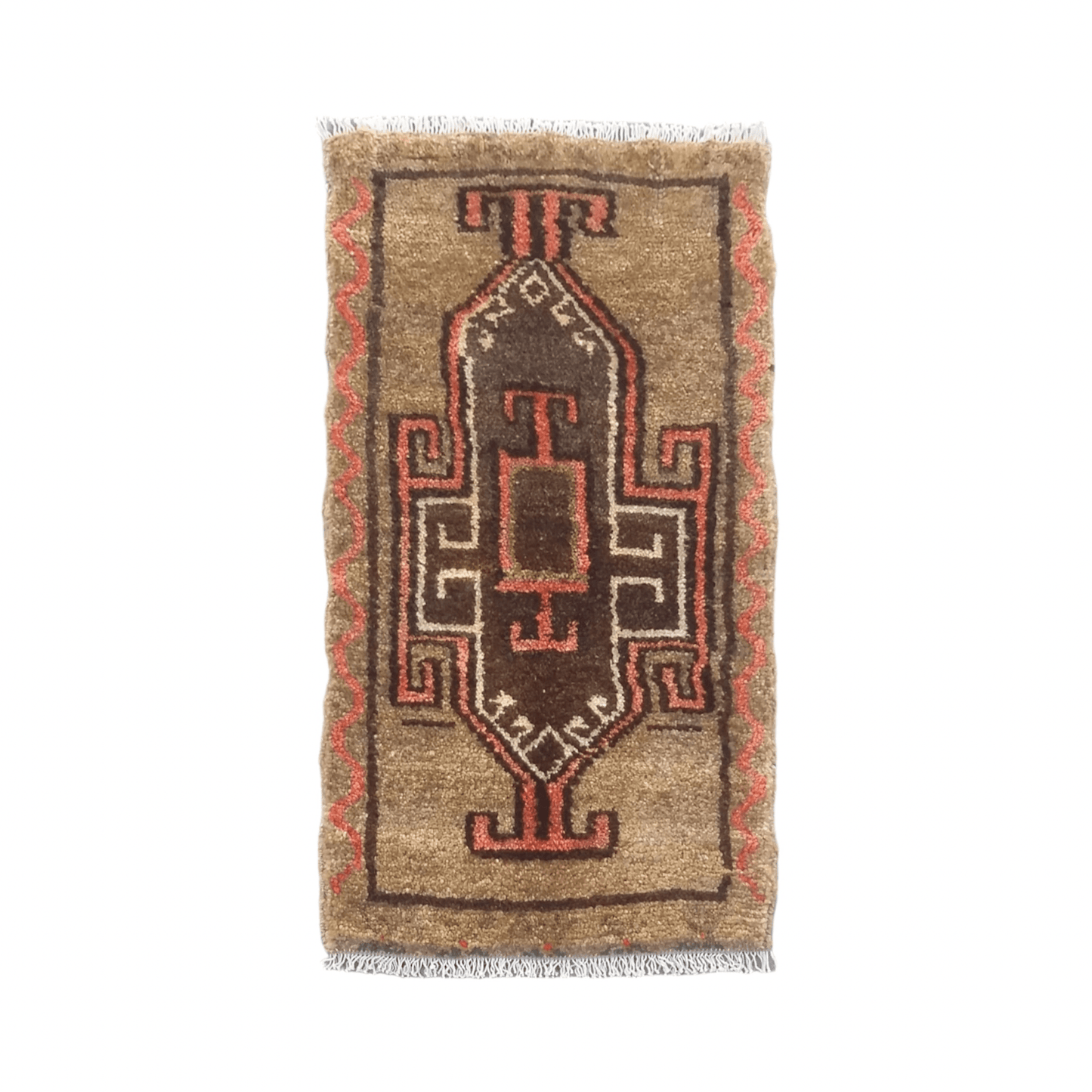 Small Tribal Primitive Caucasian Kazak Carpet Rug - Kilim Art Gallery