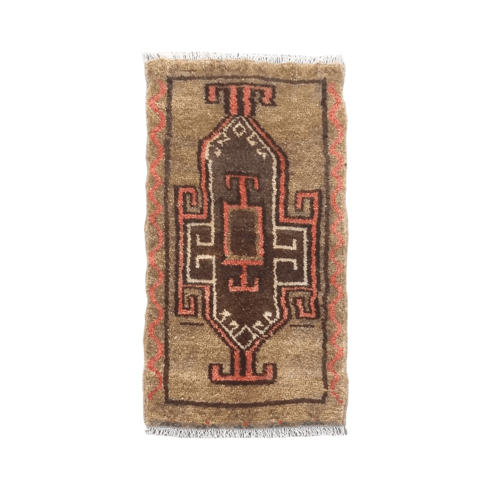 Small Tribal Primitive Caucasian Kazak Carpet Rug - Kilim Art Gallery