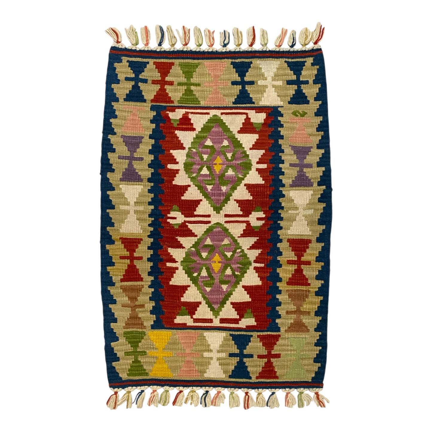 Small Turkish Kilim Rug 2' x 3' ( b ) - Kilim Art Gallery