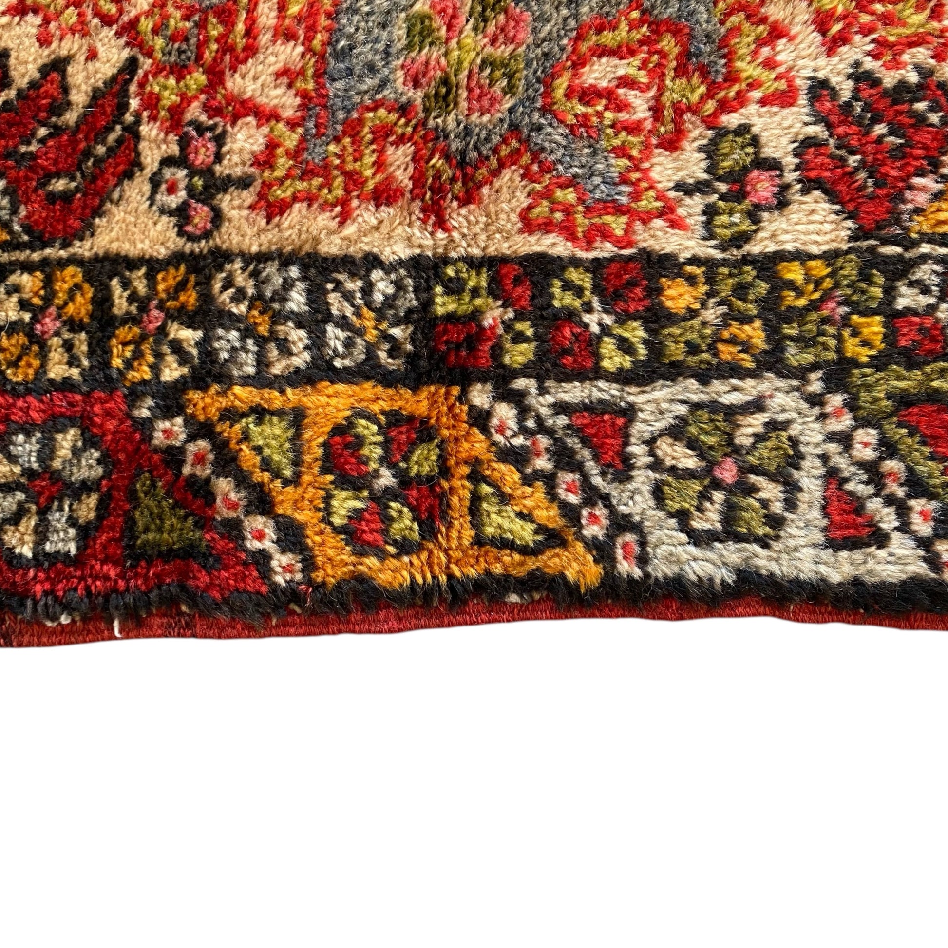 Square Cappadocia Yeşilhisar Soğanli Rug - Kilim Art Gallery