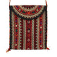Striped Embroidered Turkoman Pouch Purse Case - Kilim Art Gallery