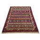 Striped Geometric Design Soumak Rug - Kilim Art Gallery