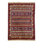 Striped Geometric Design Soumak Rug - Kilim Art Gallery