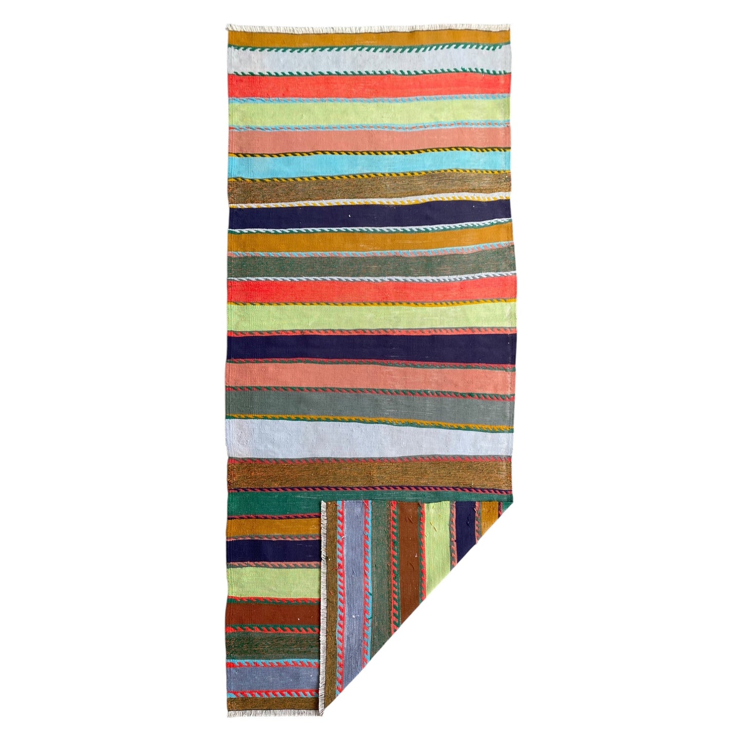 Striped Kilim Rug - Kilim Art Gallery