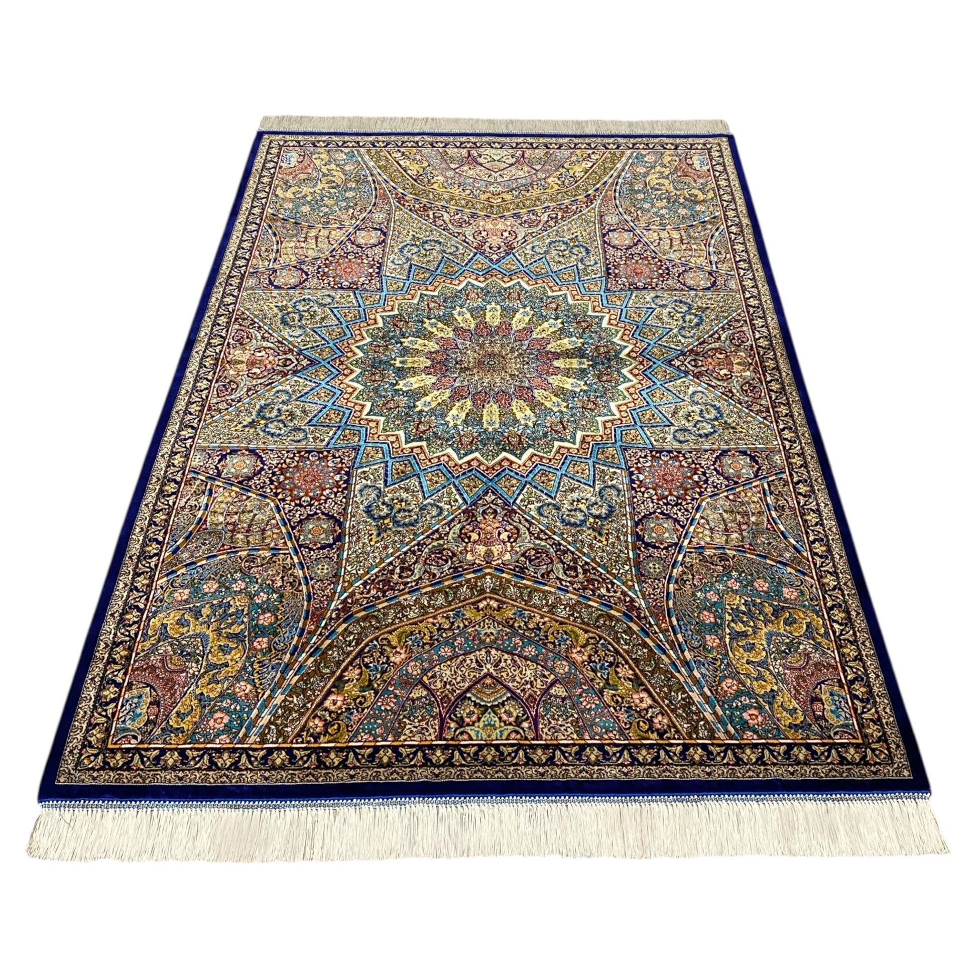 Super Fine Hereke Silk Rug - Kilim Art Gallery