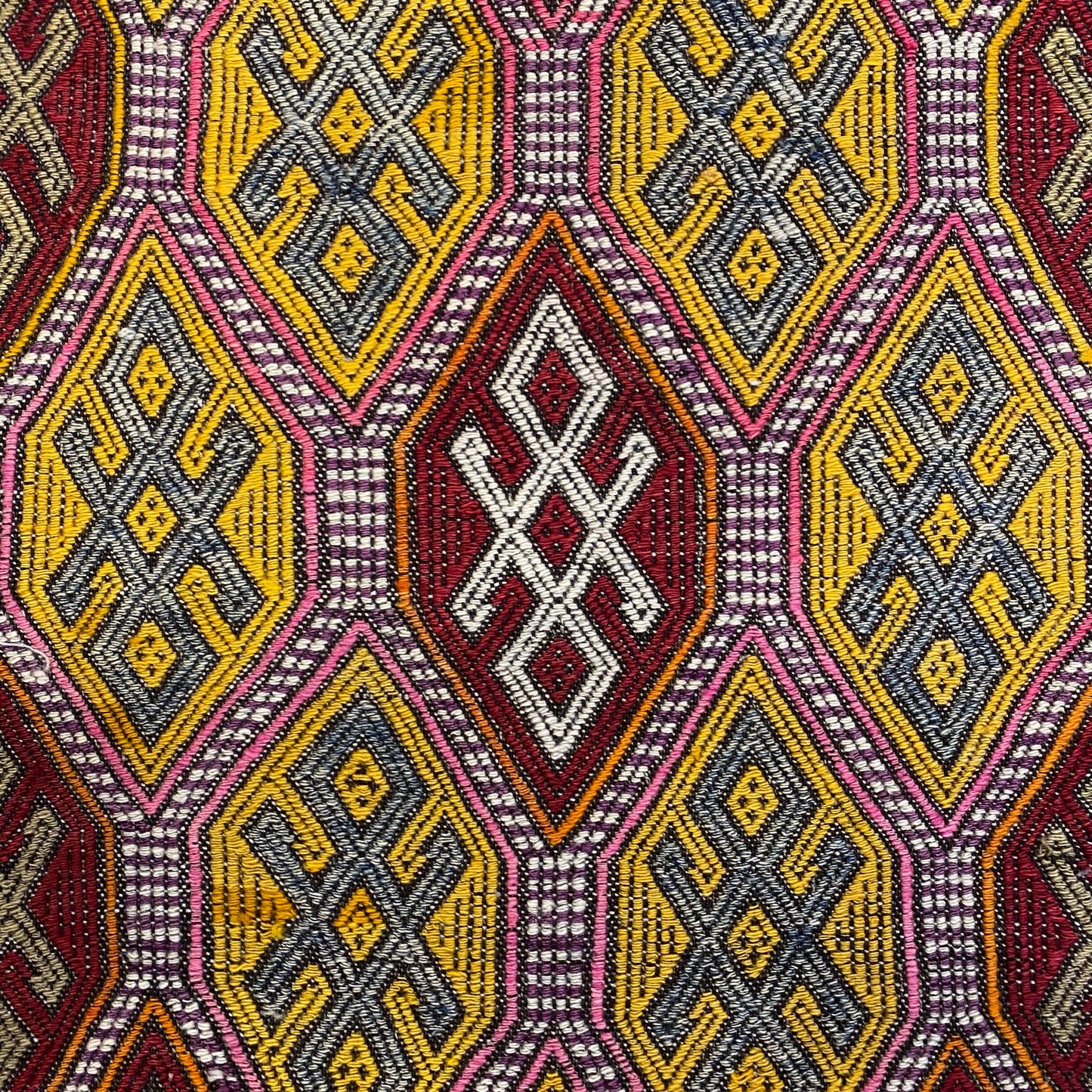Taurus Mountains Nomadic Cicim Kilim Rug - Kilim Art Gallery