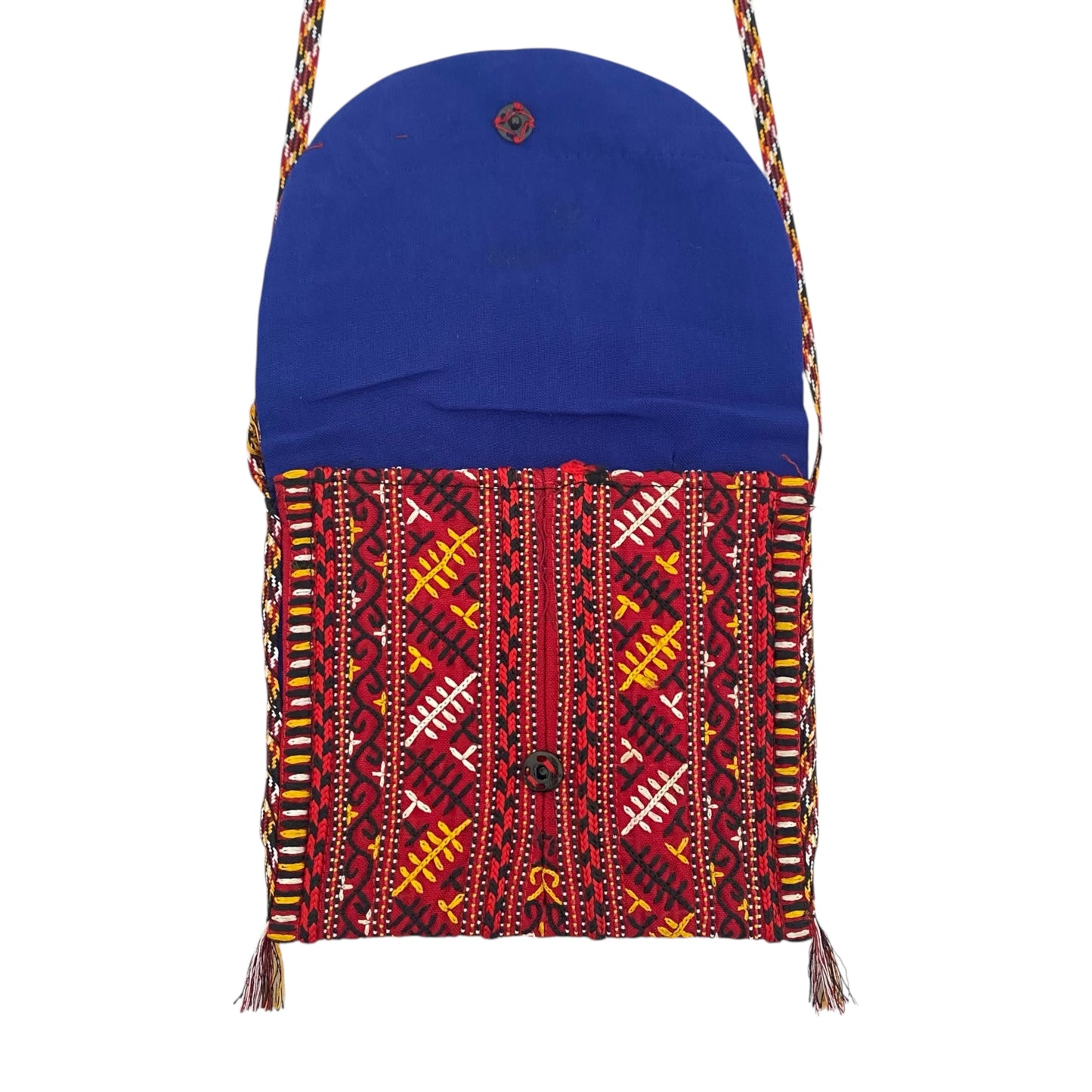 Tekke Turkmen Embroidered Bag Pouch Purse - Kilim Art Gallery