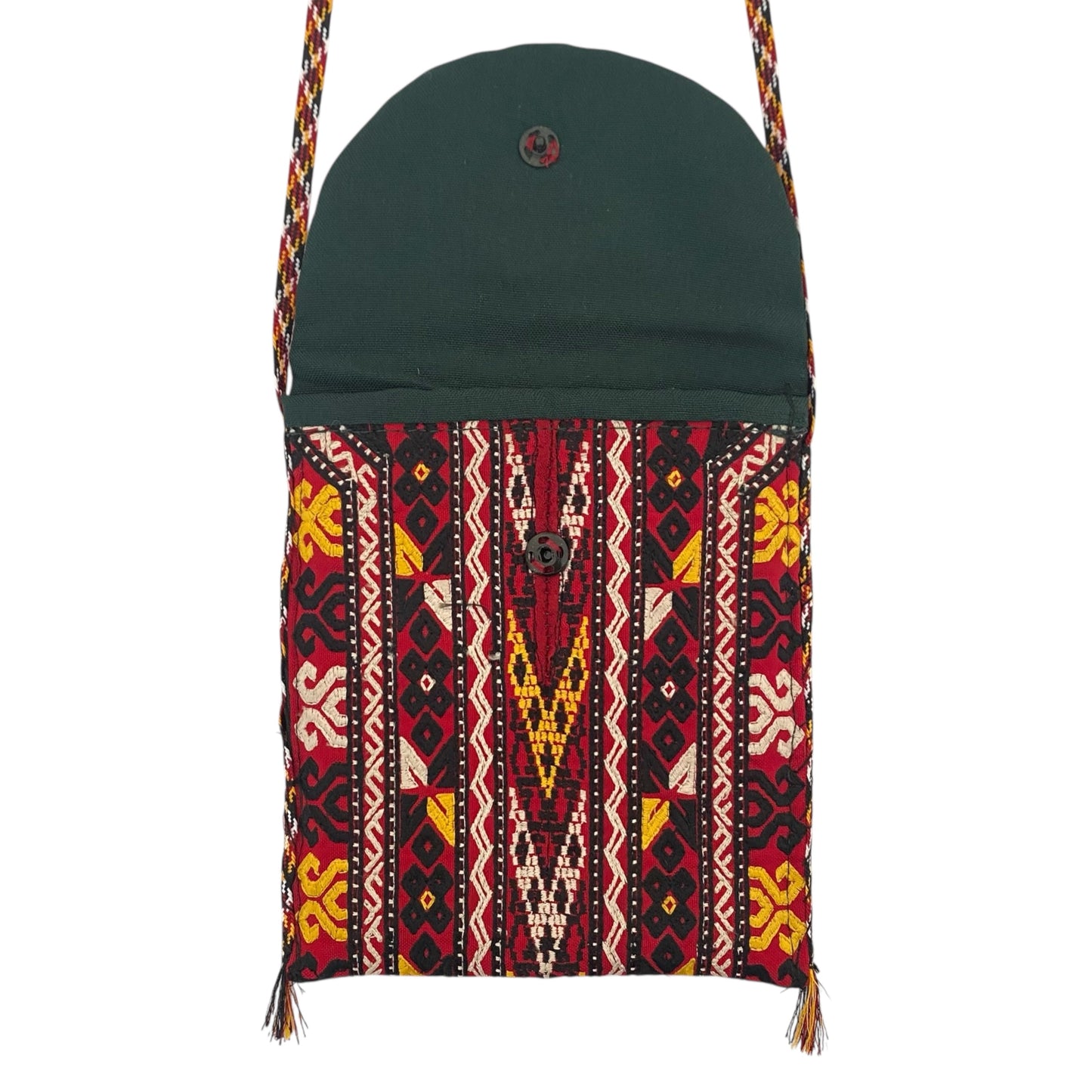 Tekke Turkoman Embroidered Bag Case Pouch Purse - Kilim Art Gallery