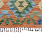 Terracotta / Orange Color Kelim Rug - Kilim Art Gallery