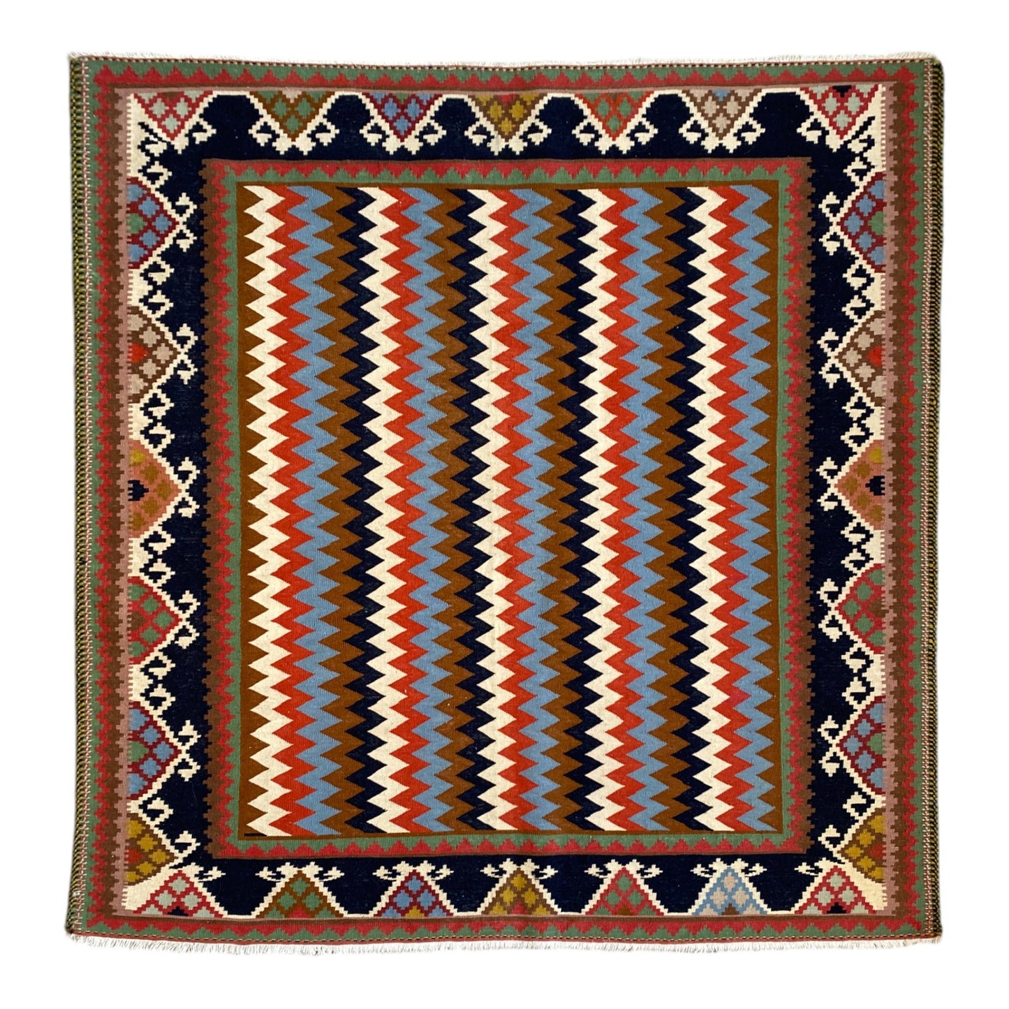 Tribal Afshar Kilim Sofra / Sofraeh Rug - Kilim Art Gallery