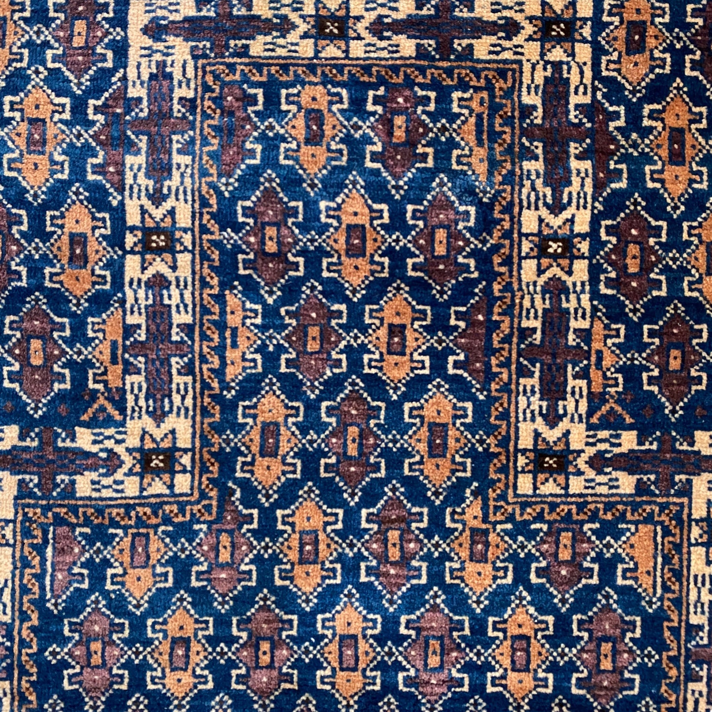 Tribal Blue Dowry Prayer Mat Carpet Rug - Kilim Art Gallery