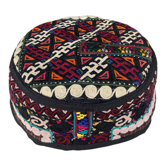 Tribal Colorful Turkoman Hat - Kilim Art Gallery