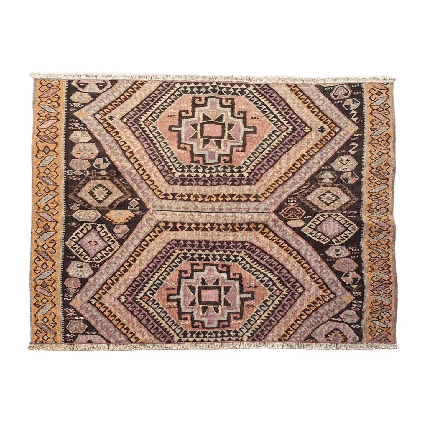 Tribal East Anatolian Erzurum Kilim Rug - Kilim Art Gallery