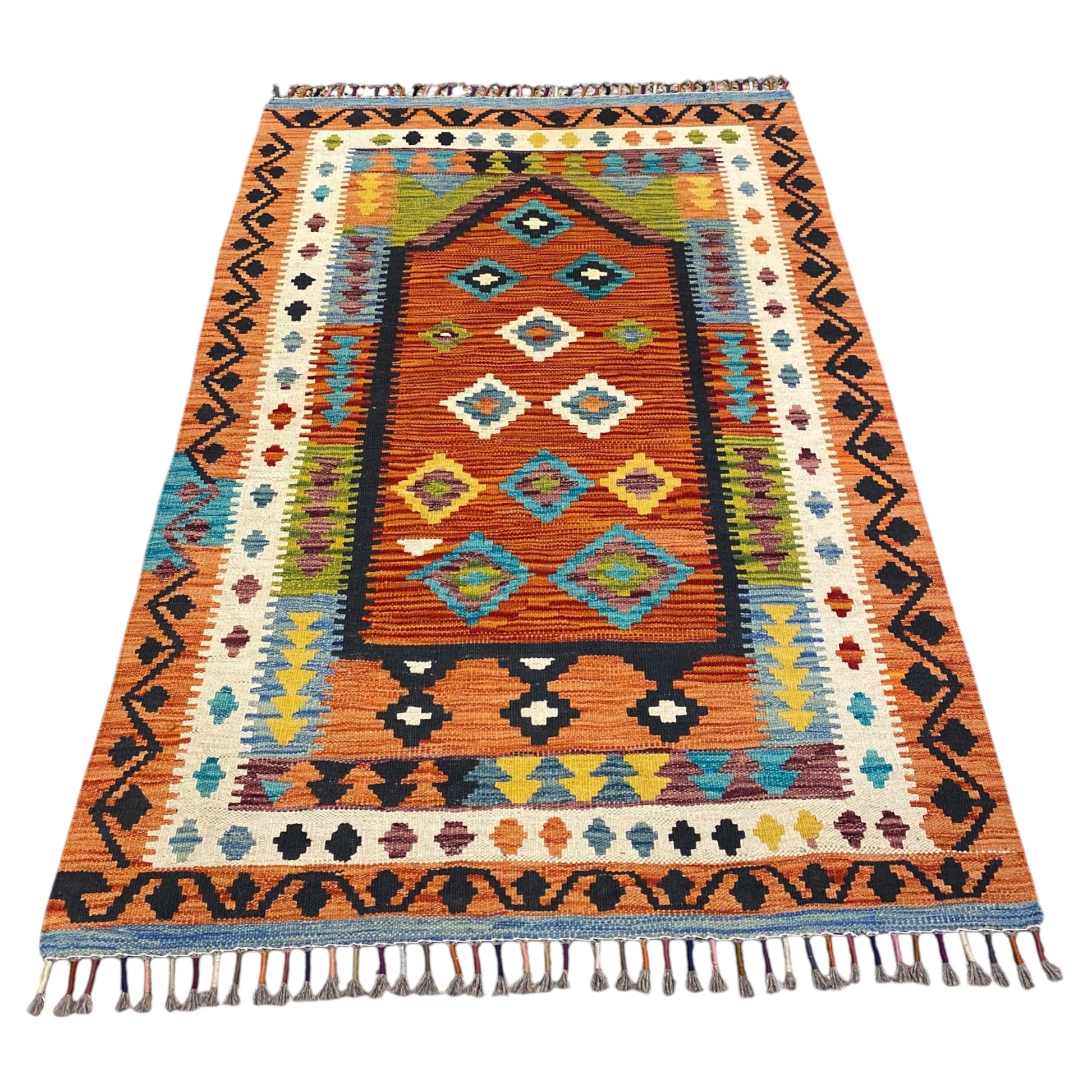 Tribal Prayer Kilim Rug - Kilim Art Gallery