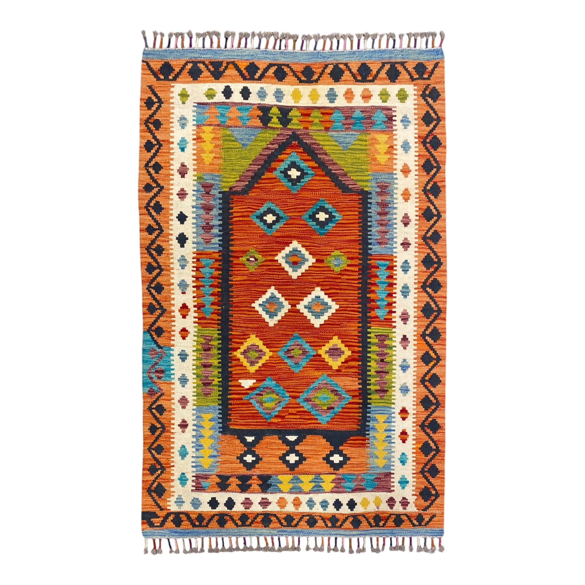Tribal Prayer Kilim Rug - Kilim Art Gallery