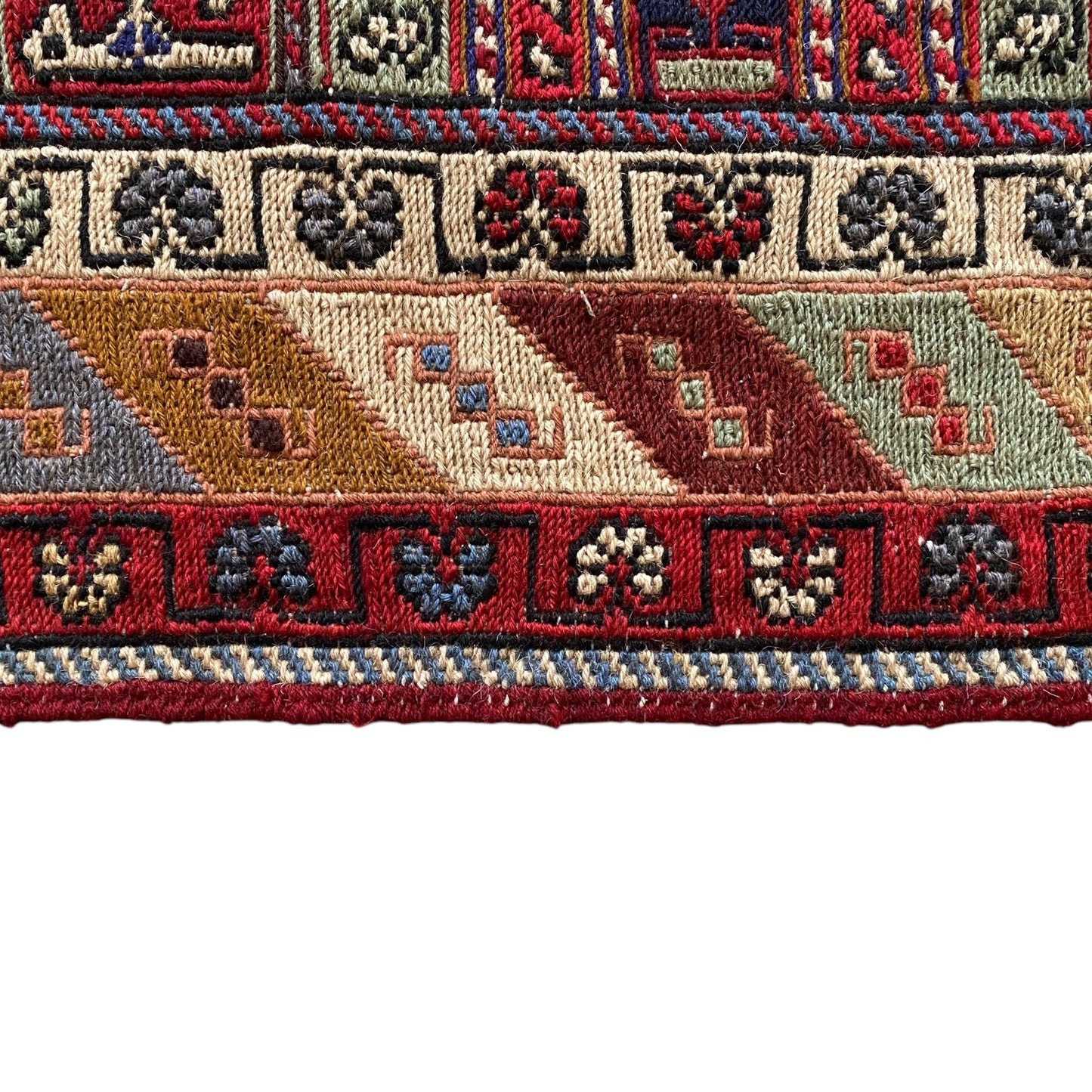 Tribal Rah Rah Soumak Rug - Kilim Art Gallery