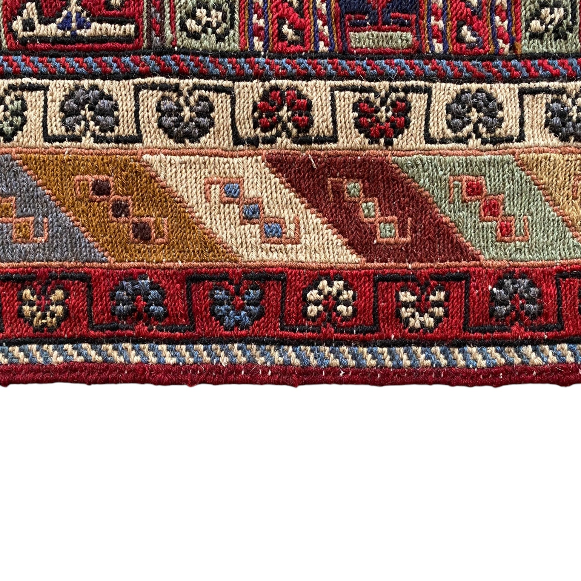 Tribal Rah Rah Soumak Rug - Kilim Art Gallery