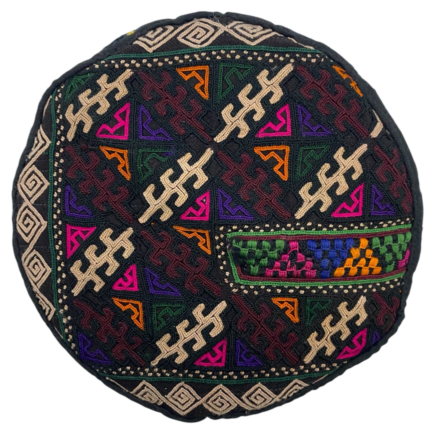 Tribal Turkmen Bohemian Hat - Kilim Art Gallery