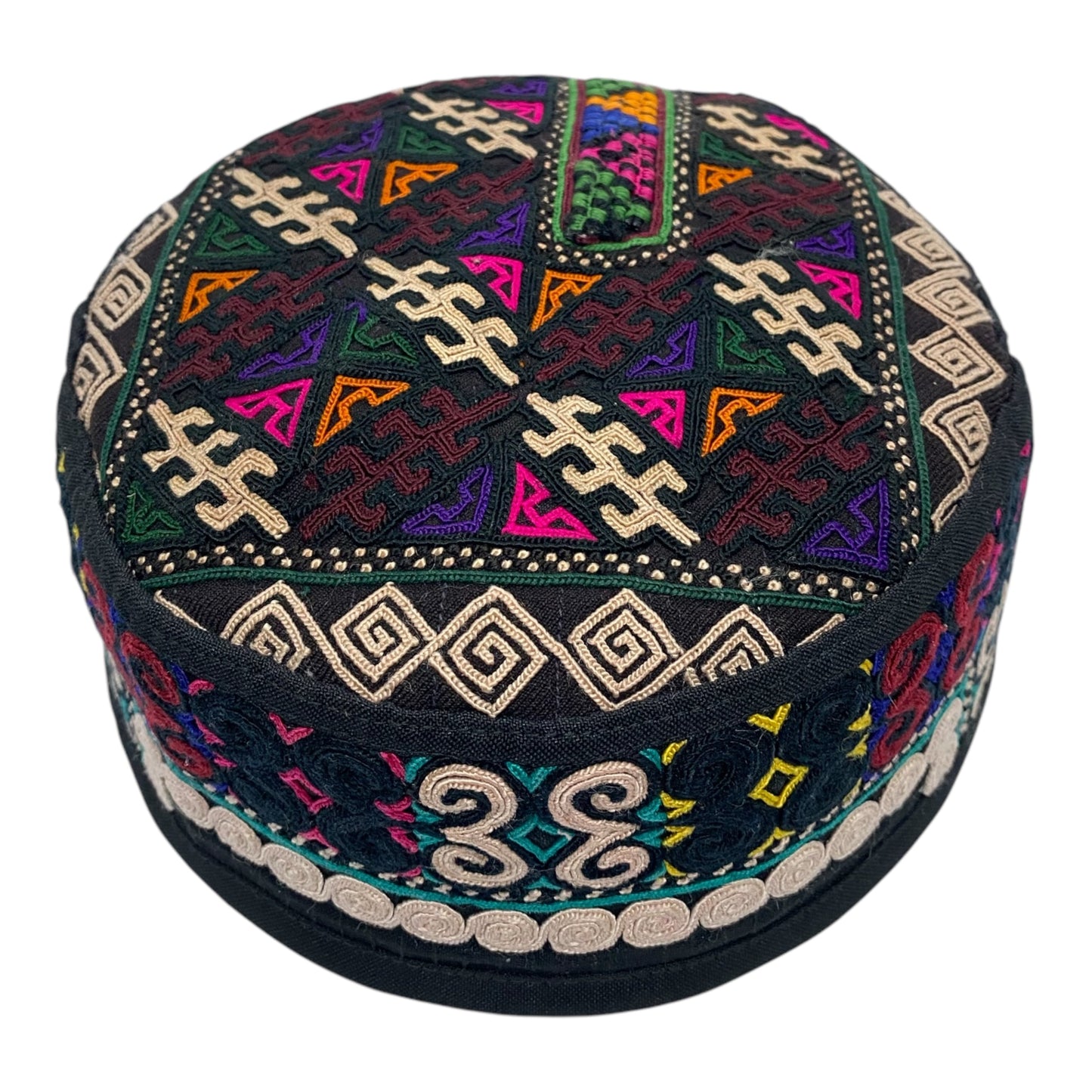 Tribal Turkmen Bohemian Hat - Kilim Art Gallery