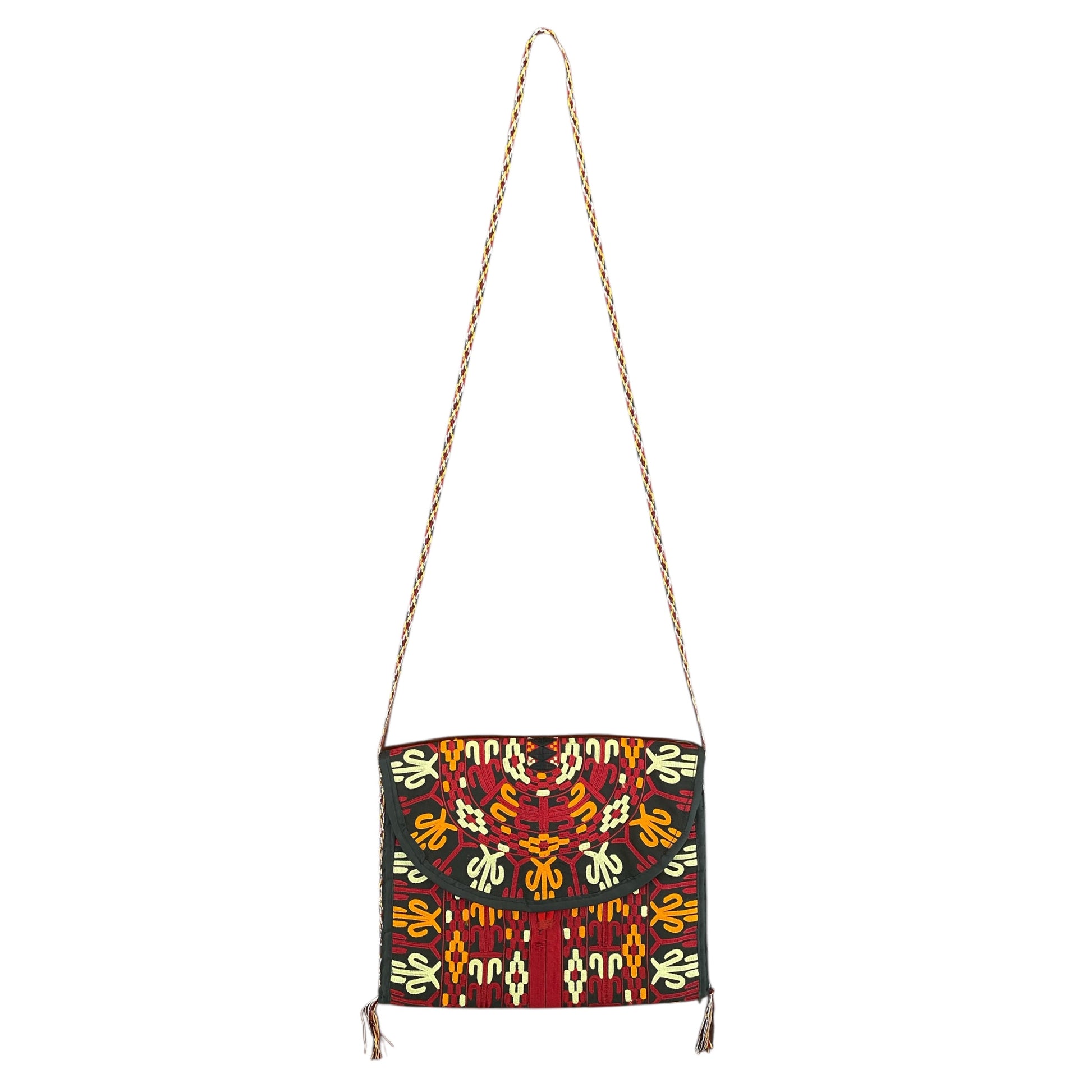 Tribal Turkmen Boho Clutch Bag / Pouch - Kilim Art Gallery