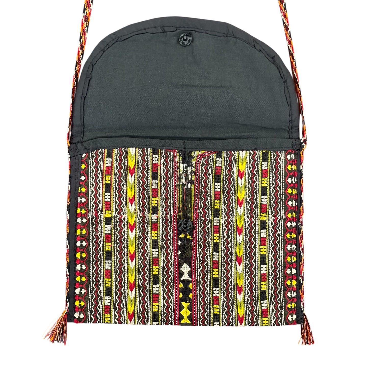 Tribal Turkmen Crossbody Small Sling Bag / Pouch - Kilim Art Gallery