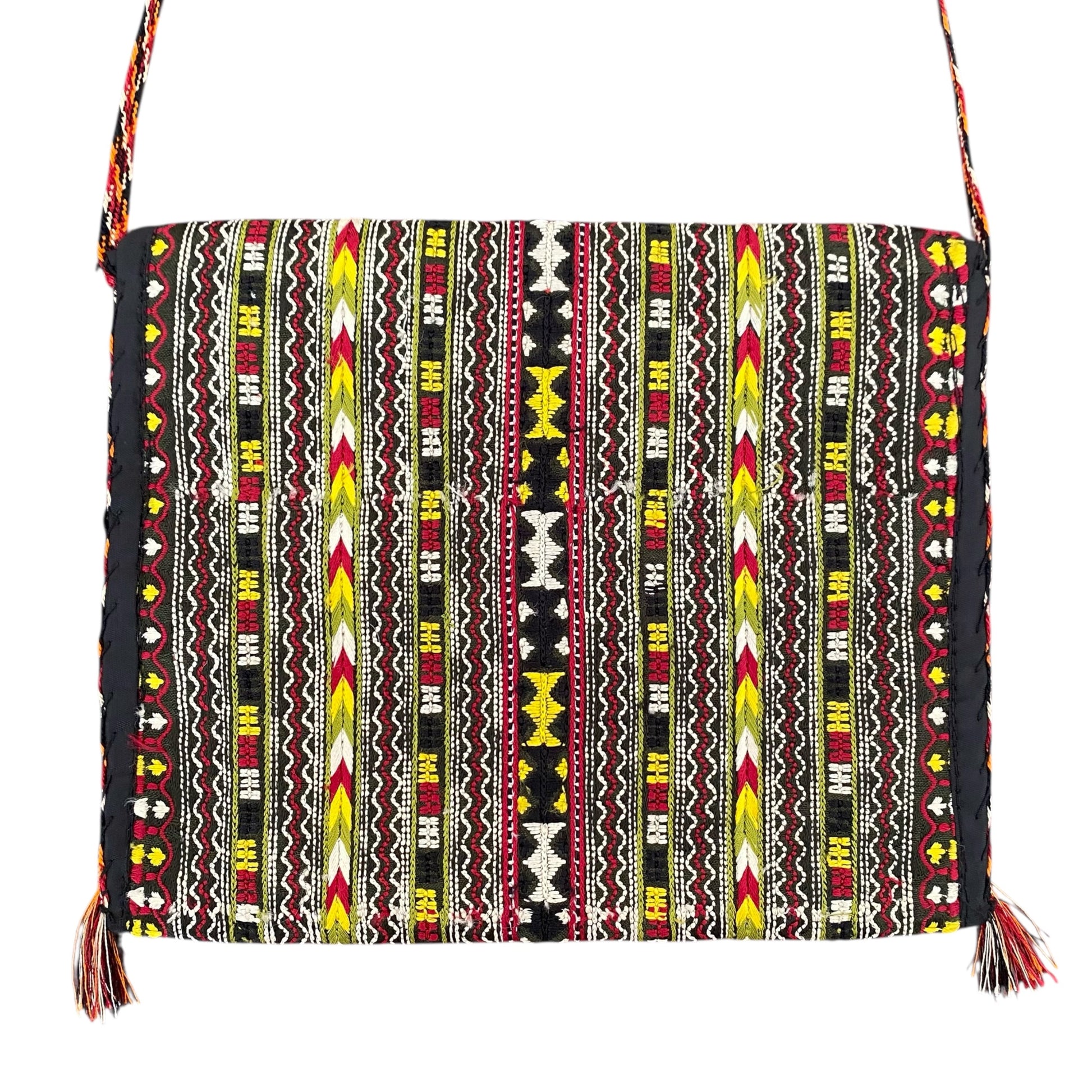 Tribal Turkmen Crossbody Small Sling Bag / Pouch - Kilim Art Gallery