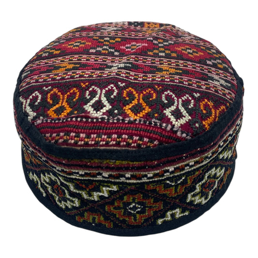 Tribal Uzbek Amu Derya Central Asian Hat - Kilim Art Gallery