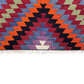 Turkish Afyon Dinar Eye Dazzler Area Kilim Rug - Kilim Art Gallery